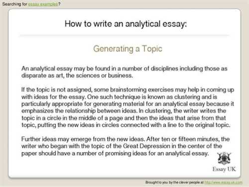 essay paper style