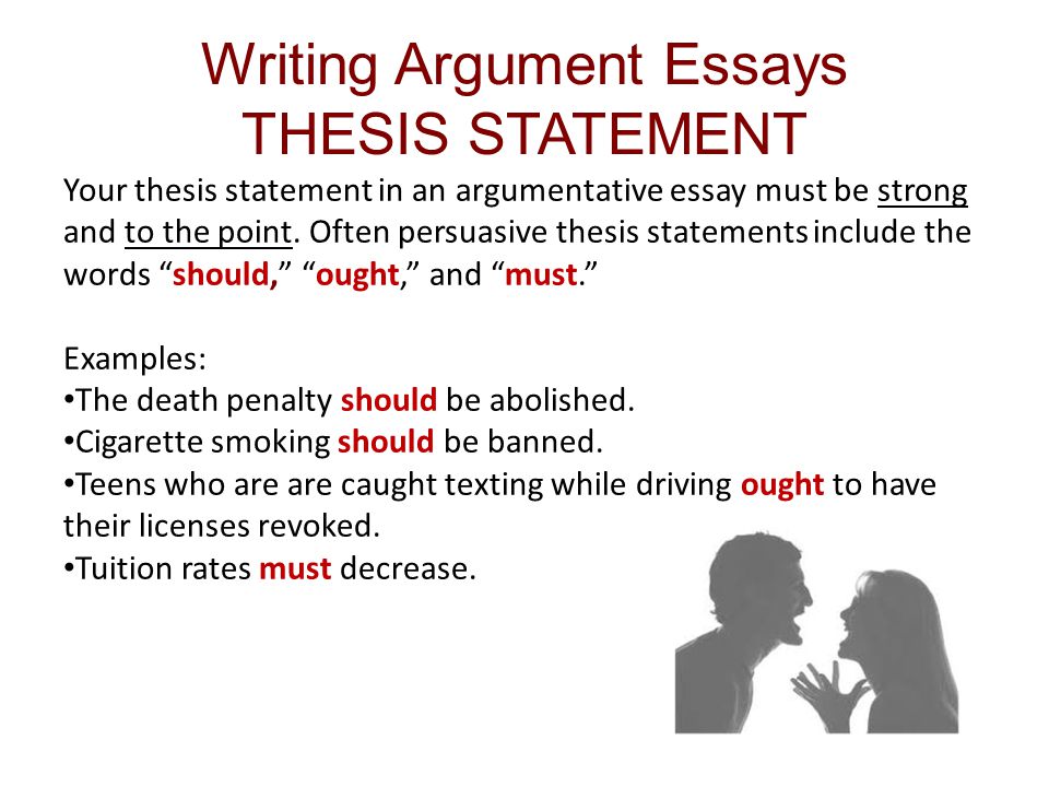 how to make a thesis arguable